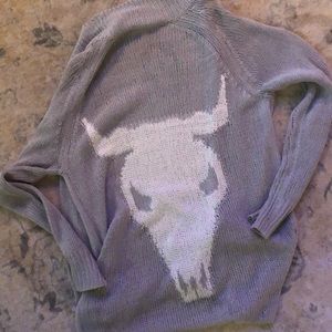 Show me your mumu gray duster with skull